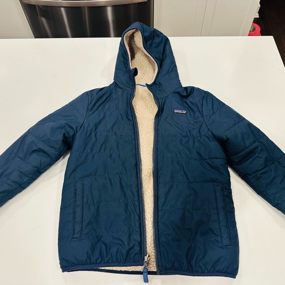 Patagonia Blue Hooded Jacket - Picture 1 of 3